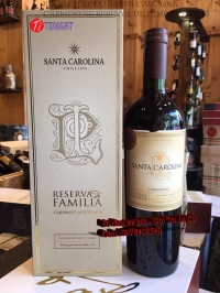 RƯỢU CHILE ĐỎ SANTA CAROLINA CARMENERE RESERVA DE FAMILIA TPHCM