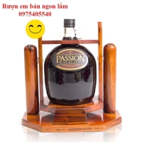 Rựơu Vang đỏ nhập khẩu Chile Passion kệ chai thủy tinh 3Lít