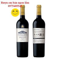 Rượu vang đỏ nhập khẩu Pháp Chateau Cristo Merlot Chai 750ml
