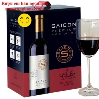 Rượu vang đỏ Sài gòn Premium Hộp 3 Lít