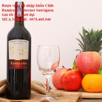 Rượu vang đỏ nhập khẩu Chile Ramirana Cabernet Sauvignon Giá tốt mọi thời đại  