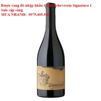 Rượu vang đỏ nhập khẩu Chile Echeverria Signatura 1 Sale sập sàng 