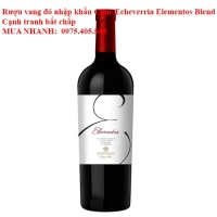 Rượu vang đỏ nhập khẩu Chile Echeverria Elementos Blend Cạnh tranh bất chấp