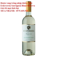 Rượu vang trắng nhập khẩu Chile Echeverria Sauvignon Blanc Reserva Giá tốt mọi thời đại  