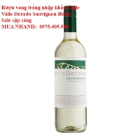 Rượu vang trắng nhập khẩu Chile Valle Dorado Sauvignon Blanc Sale sập sàng 