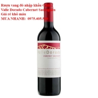 Rượu vang đỏ nhập khẩu Chile Valle Dorado Cabernet Sauvignon Giá rẻ khô máu 