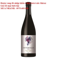 Rượu vang đỏ nhập khẩu Chile Intervalo Shiraz Giá tốt mọi thời đại  