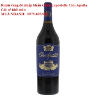 Rượu vang đỏ nhập khẩu Chile Lapostolle Clos Apalta Giá rẻ khô máu