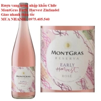 Rượu vang hồng nhập khẩu Chile MontGras Early Harvest Zinfandel Giao nhanh thần tốc 
