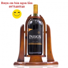 Rượu vang đỏ nhập khẩu Chile Passion Cabernet Sauvignon Kệ gỗ chai 1.5L Xanh