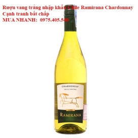 Rượu vang trắng nhập khẩu Chile Ramirana Chardonnay Cạnh tranh bất chấp