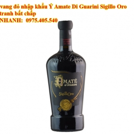Rượu vang đỏ nhập khẩu Ý Amate Di Guarini Sigillo Oro Cạnh tranh bất chấp
