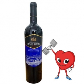 Rượu vang CHILE JULIO LOPEZ SYRAH 750ml 13,5% - Giá rẻ quá luôn