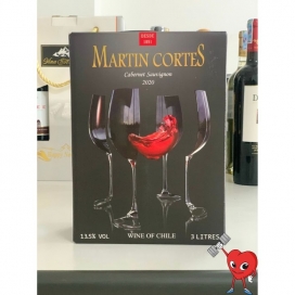 Rượu vang bình MARTIN CORTES CABERNET SAUVIGNON 3L - Giá cả khá rẻ