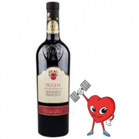 Rượu vang Ý PUGLIA PRIMITIVO AGLIANICO 750ml 13,5% - Giá cả giảm rần rần