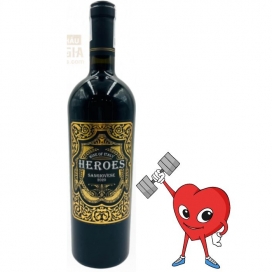 Rượu vang đỏ Ý Heroes Rosso Vàng 750ml 14,5% - Giá giảm sập sàn