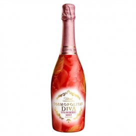 Vang nổ Cosmopolitan Diva Strawberry Mint Fusion - Vang trắng 6 độ - Nhập khẩu England