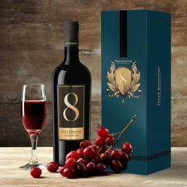 Vang 8 Negroamaro San Marzano - Vang đỏ 15 độ - Nhập khẩu Ý