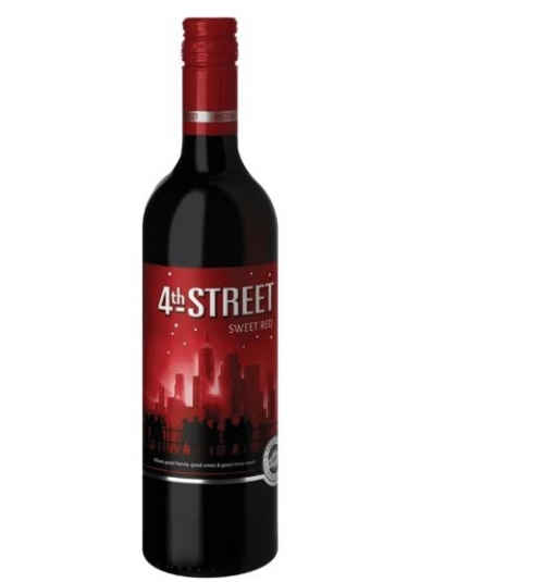 Rượu vang nam phi nhẹ 4Th Street Sweet Red Wine
