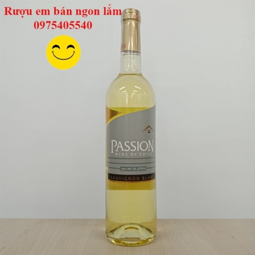 Rượu vang trắng nhập khẩu Chile Passion 