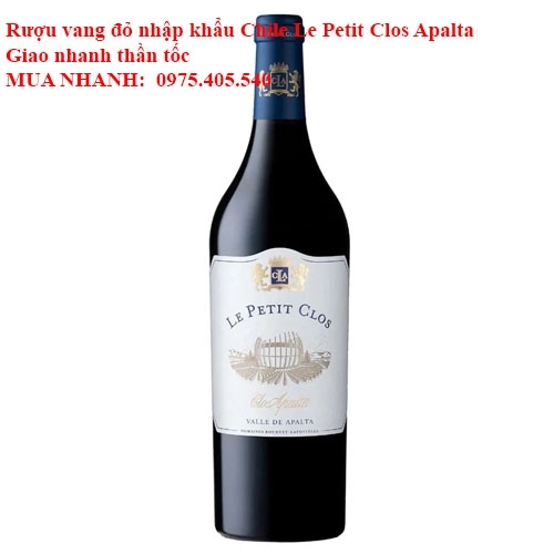 Rượu vang đỏ nhập khẩu Chile Le Petit Clos Apalta Giao nhanh thần tốc 