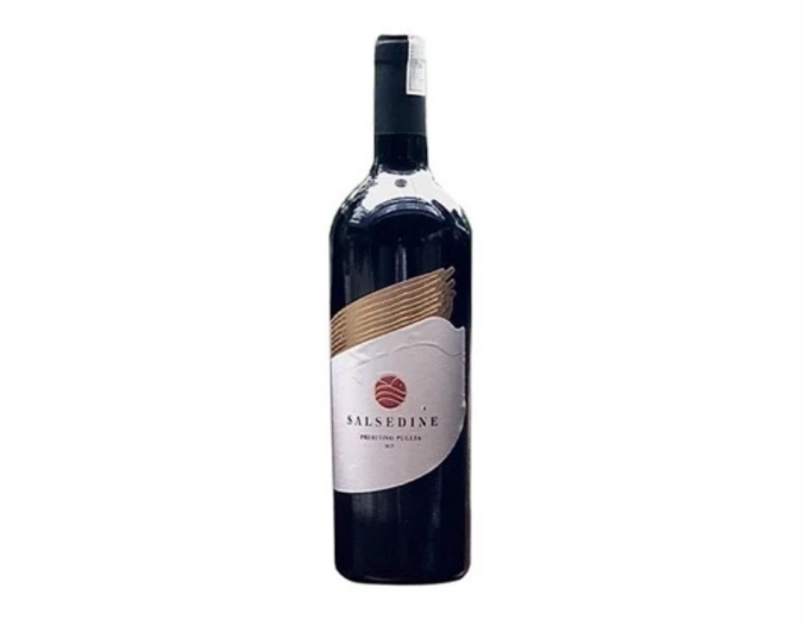 Rượu vang Ý Salsedine Primitivo IGT 2021 Puglia nhập khẩu Ý