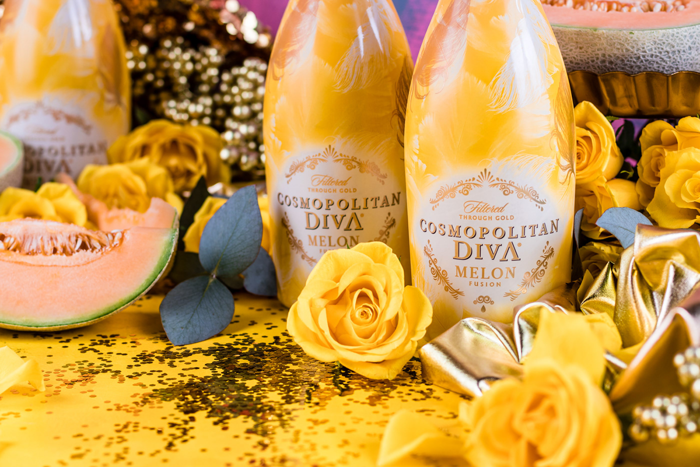 Vang nổ Cosmopolitan Diva Melon Fusion - Vang trắng 6 độ - Nhập khẩu England