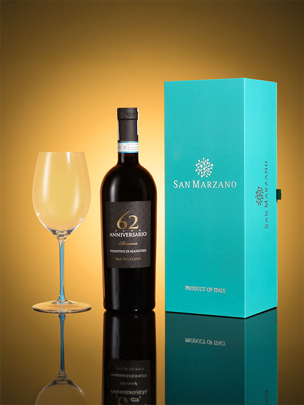 Vang 62 San Marzano - Vang đỏ 14,5 độ - Nhập khẩu Ý