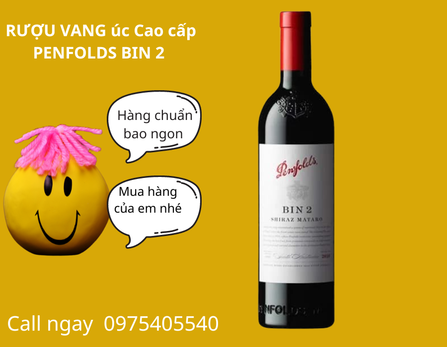 RƯỢU VANG úc Cao cấp PENFOLDS BIN 2 