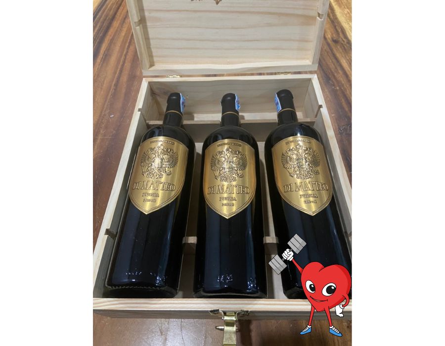 Rượu vang Ý DI MATTEO NEGROAMARO 750ml - Giá rẻ quá rẻ