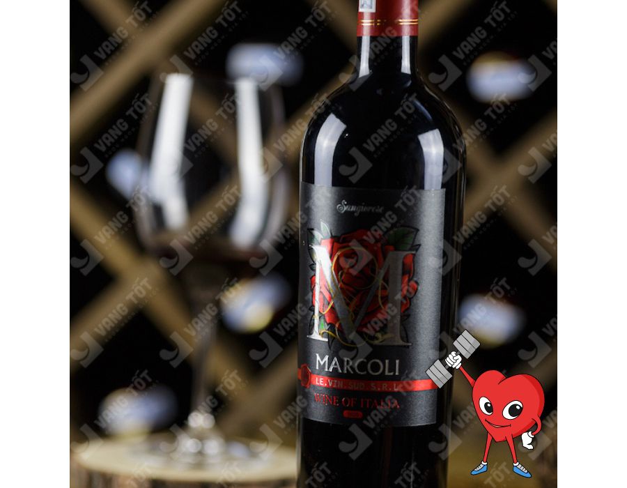 Rượu vang Ý MARCOLI SANGIOVESE 750ml - Giá rẻ chấn động địa cầu