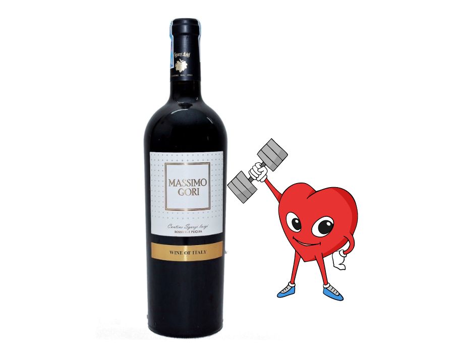 Rượu vang Ý MASIMO GORI ROSSO 750ml - Giá rẻ chạm đáy