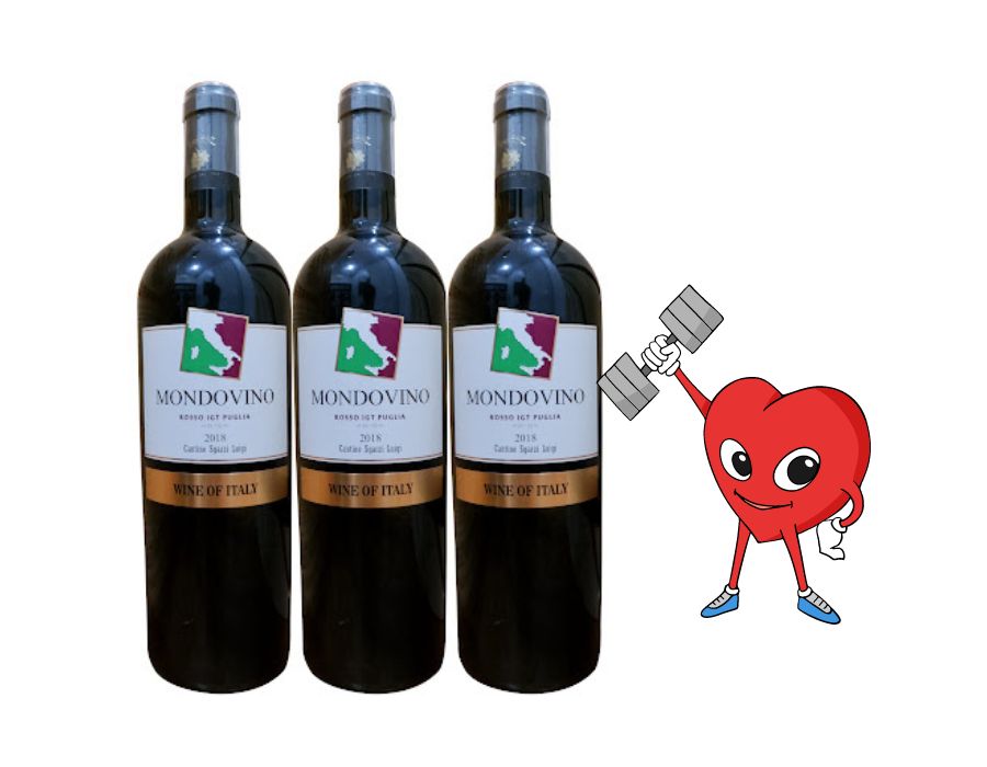 Rượu vang Ý MONDOVINO ROSSO 750ml - Giá giảm cực mạnh