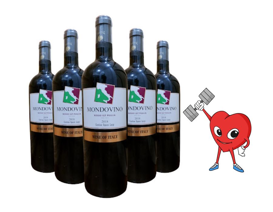 Rượu vang Ý MONDOVINO ROSSO 750ml - Giá giảm cực mạnh