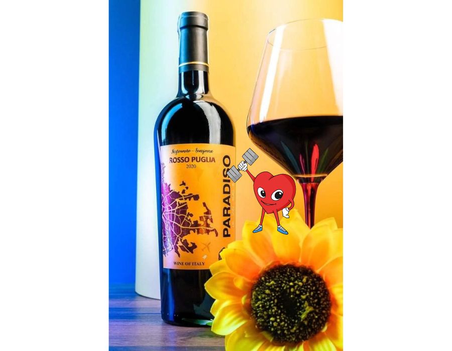 Rượu vang Ý PARADISO ROSSO 750ml - Giá rẻ chấn động toàn quốc