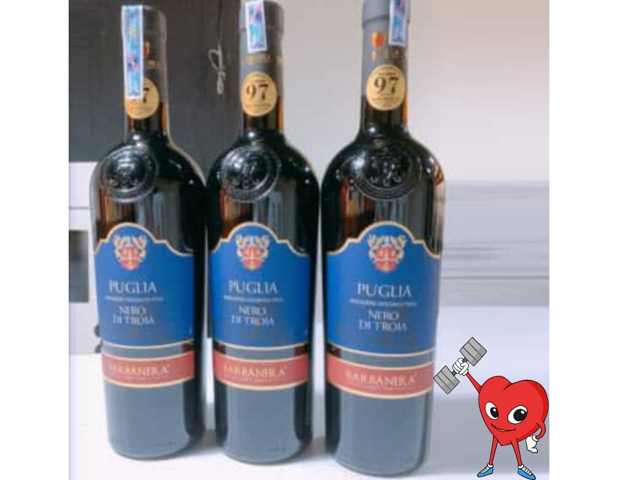 Rượu vang Ý PUGLIA NERO DI TROIA 750ml 13,5% - Giá giảm rần rần