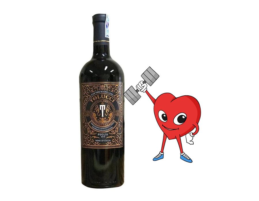 Rượu vang Ý R.V Tolucci Rosso 2018 - Giá rẻ không thể ngờ