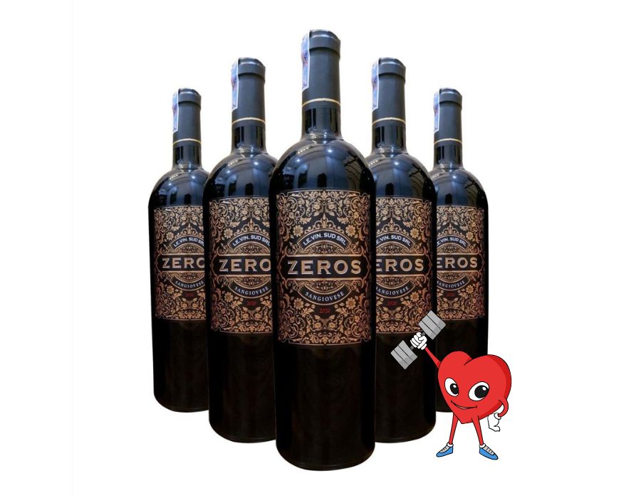 Rượu vang Ý Zeros Sangiovese 750ml - Giá rẻ chấn động thị trường