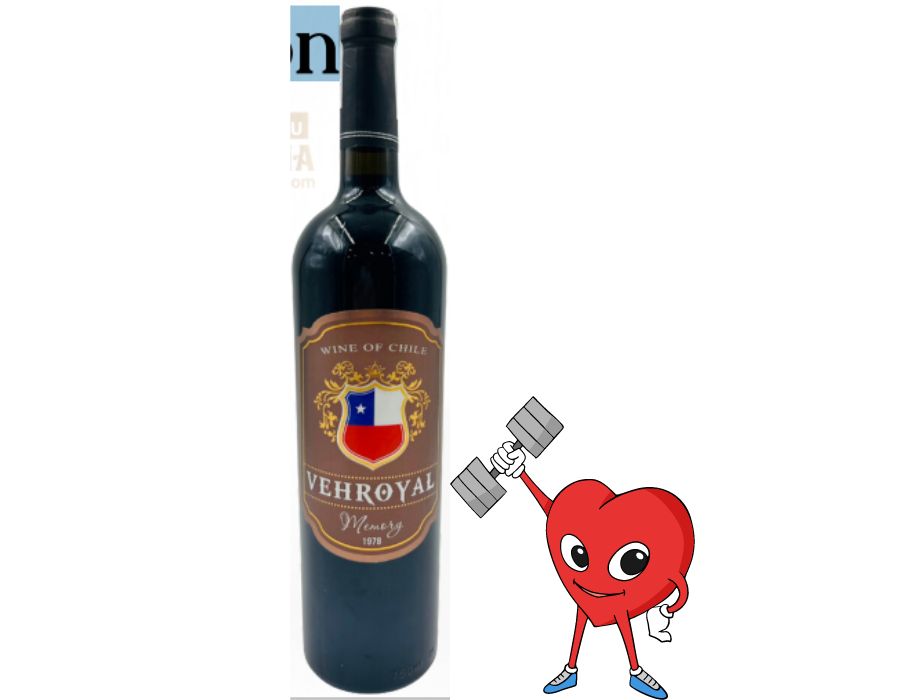 Rượu vang đỏ CHILE Vehroyal Cabernet Sauvignon 750ml - Giá cả siêu ưu đãi