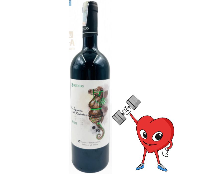 Rượu vang đỏ TBN 8LG La Leyenda De Caballero Merlot - Giá sale sập sàn