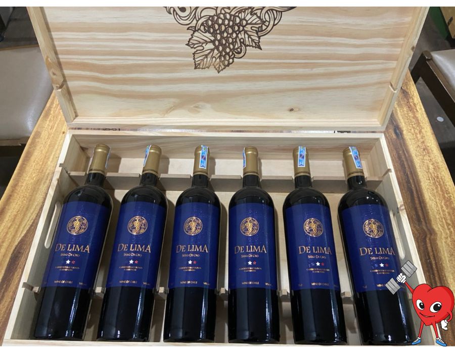 Rượu vang CHILE DE LIMA CABERNET SAUVIGNON - Giá rẻ quá trời đất luôn