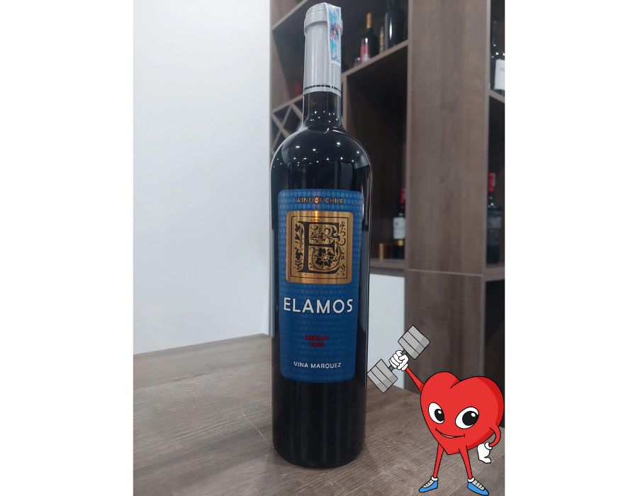 Rượu vang CHILE ELAMOS MERLOT 750ml 13,5% - Giá ngập tràn ưu đãi nhé
