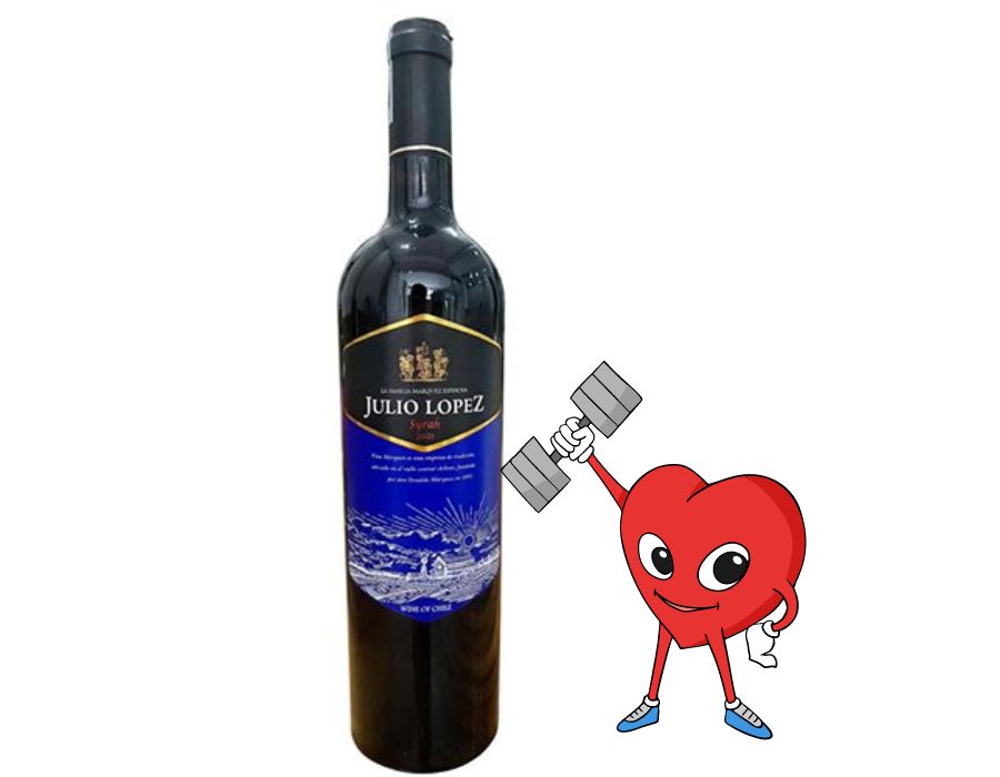 Rượu vang CHILE JULIO LOPEZ SYRAH 750ml 13,5% - Giá rẻ quá luôn