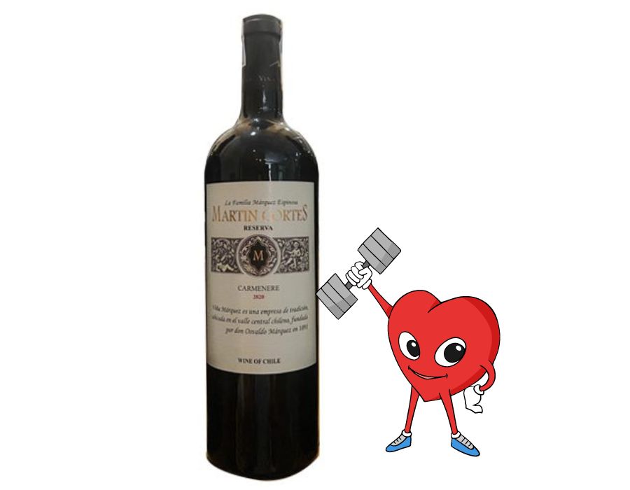 Rượu vang CHILE MARTIN CORTES RESERVA 750ml - Giá đã giảm nhiều