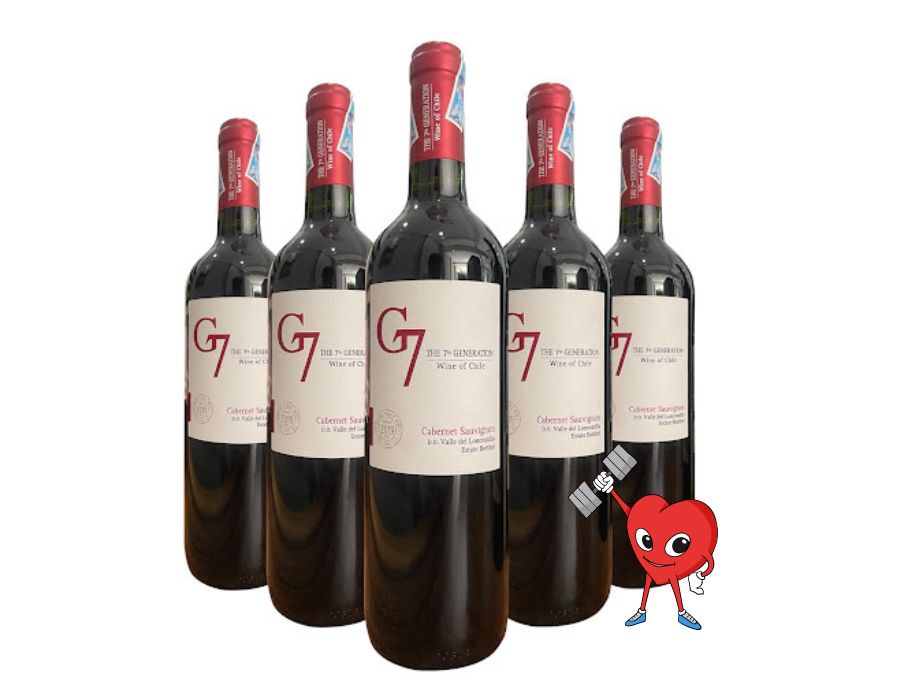 Rượu vang CHILE NHẬP G7 CLASICO CAB SAU - Giá giảm cực kì mạnh