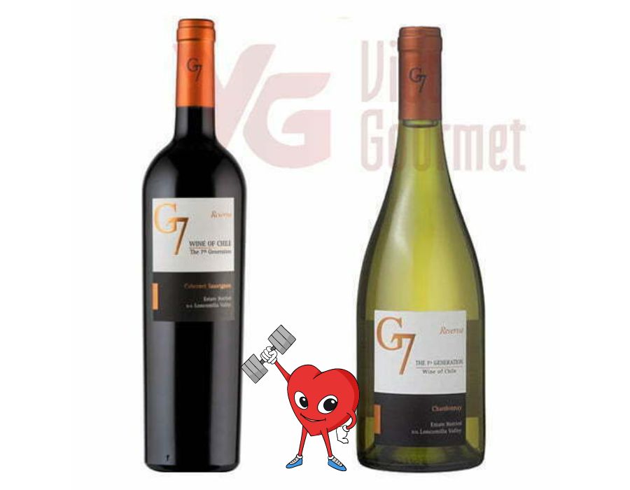 Rượu vang CHILE NHẬP G7 RESERVA CABERNET SAUVIGNON - Giá giảm chạm mốc