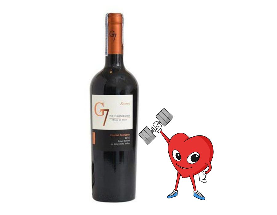 Rượu vang CHILE NHẬP G7 RESERVA CABERNET SAUVIGNON - Giá giảm chạm mốc