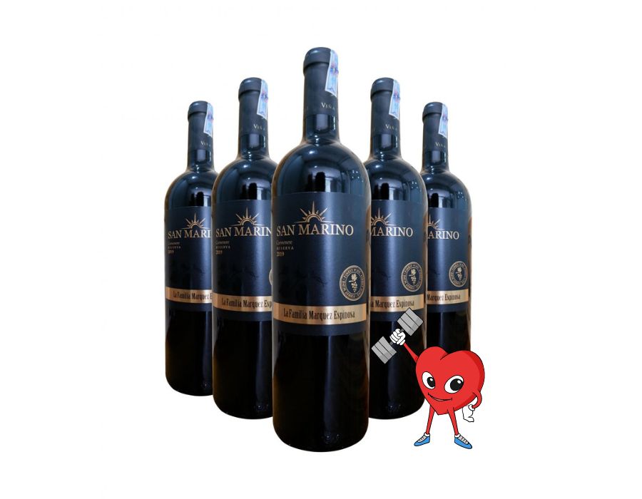 Rượu vang CHILE SAN MARINO RESERVA 750ml 14% - Giá đã giảm siêu nhiều