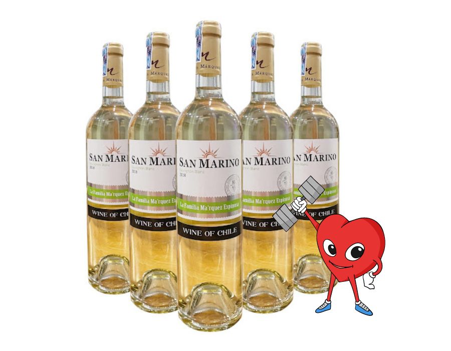 Rượu vang CHILE SAN MARINO SAUVIGNON BLANC - Giá giảm chấn động