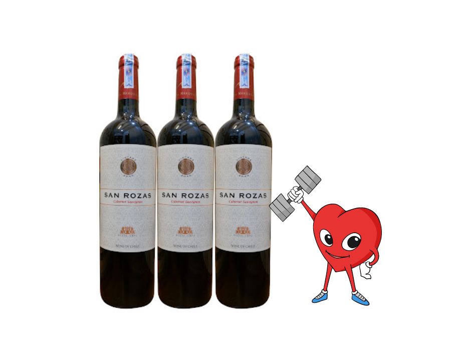 Rượu vang CHILE SAN ROZAS CABERNET SAUVIGNON - Giá giảm sâu chạm đáy